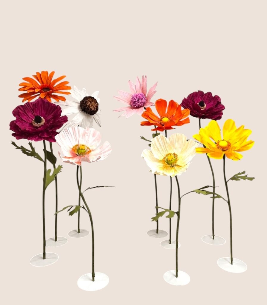 Giant flower set - BRIGHT