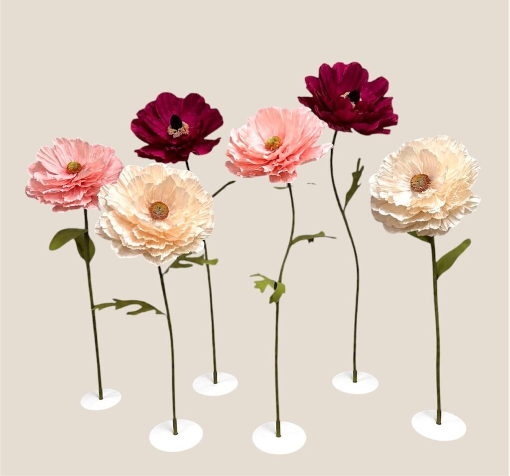 Giant flower set-PASTEL